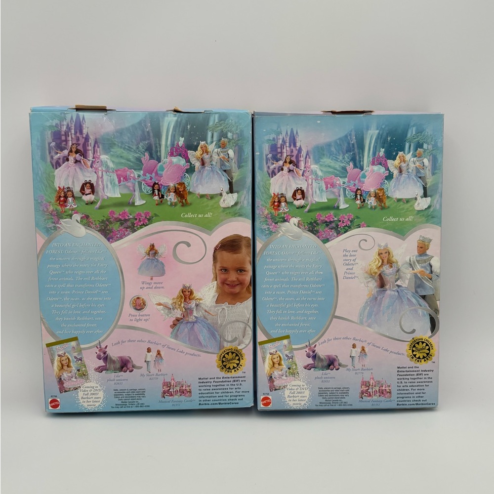 Barbie Swan Lake Odette & Ken Prince Daniel "Fantasy Tales" collection 2003 - Picture 4 of 6